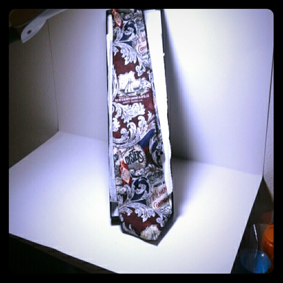 Tabasco Themed Mens Tie - Picture 1 of 4